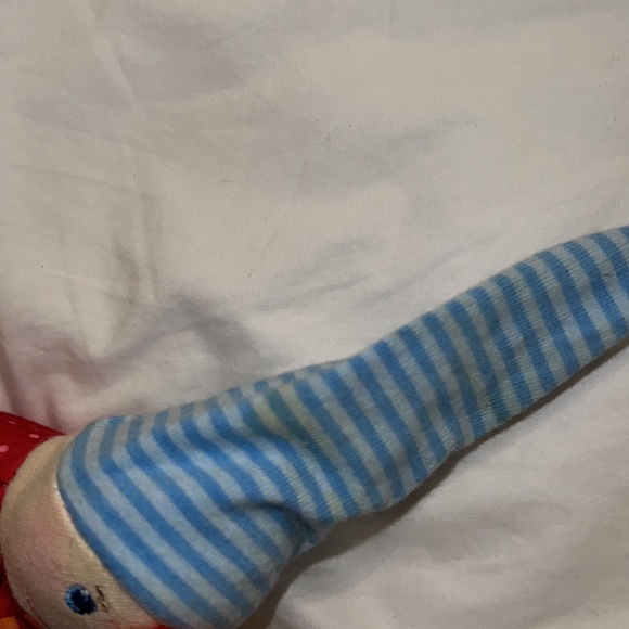 Gently Used HABA Toys Finger Puppet Kasper with some spots on his striped hat - Picture 8 of 8